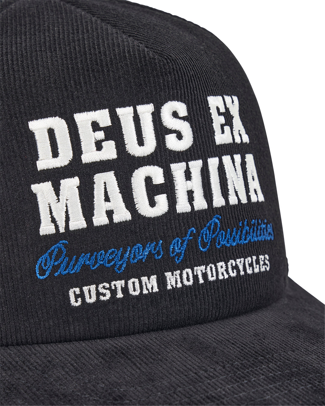 DEUS - Gumshoe Cord Trucker - Black - Headz Up 