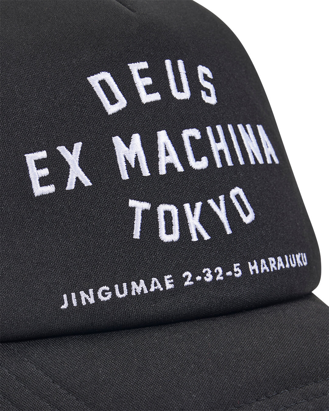 DEUS - Harajuku Address Trucker - Black - Headz Up 