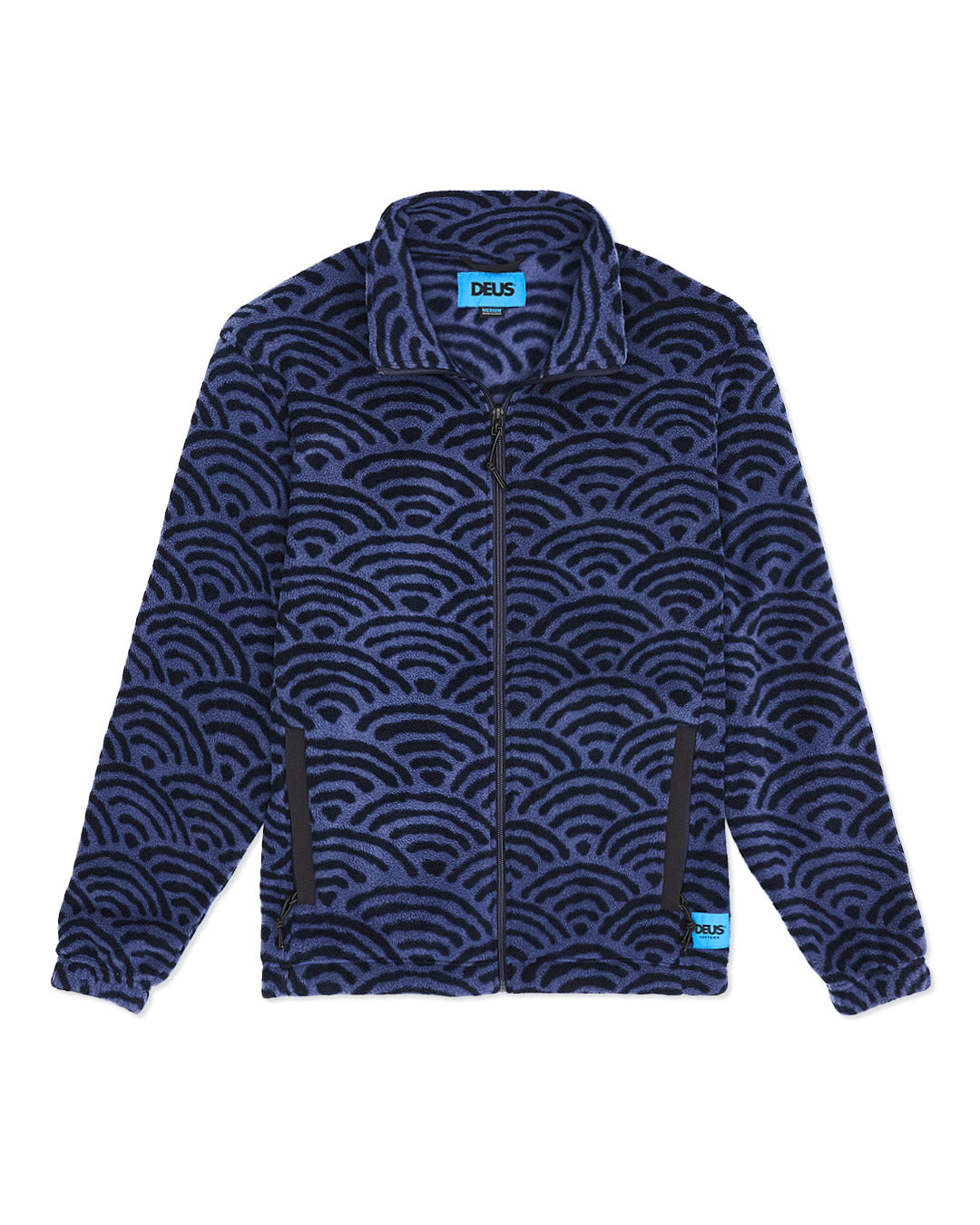 DEUS - Nihon Zip Fleece - Navy - Headz Up 