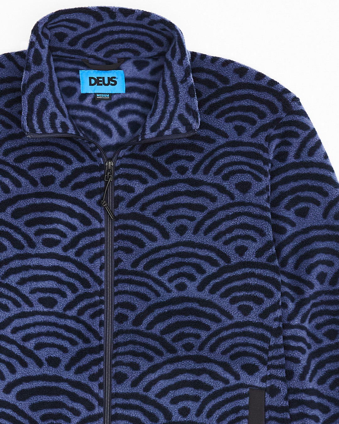 DEUS - Nihon Zip Fleece - Navy - Headz Up 