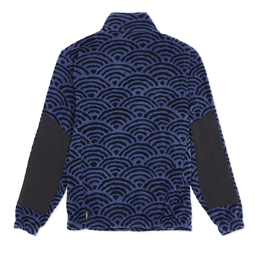 DEUS - Nihon Zip Fleece - Navy - Headz Up 
