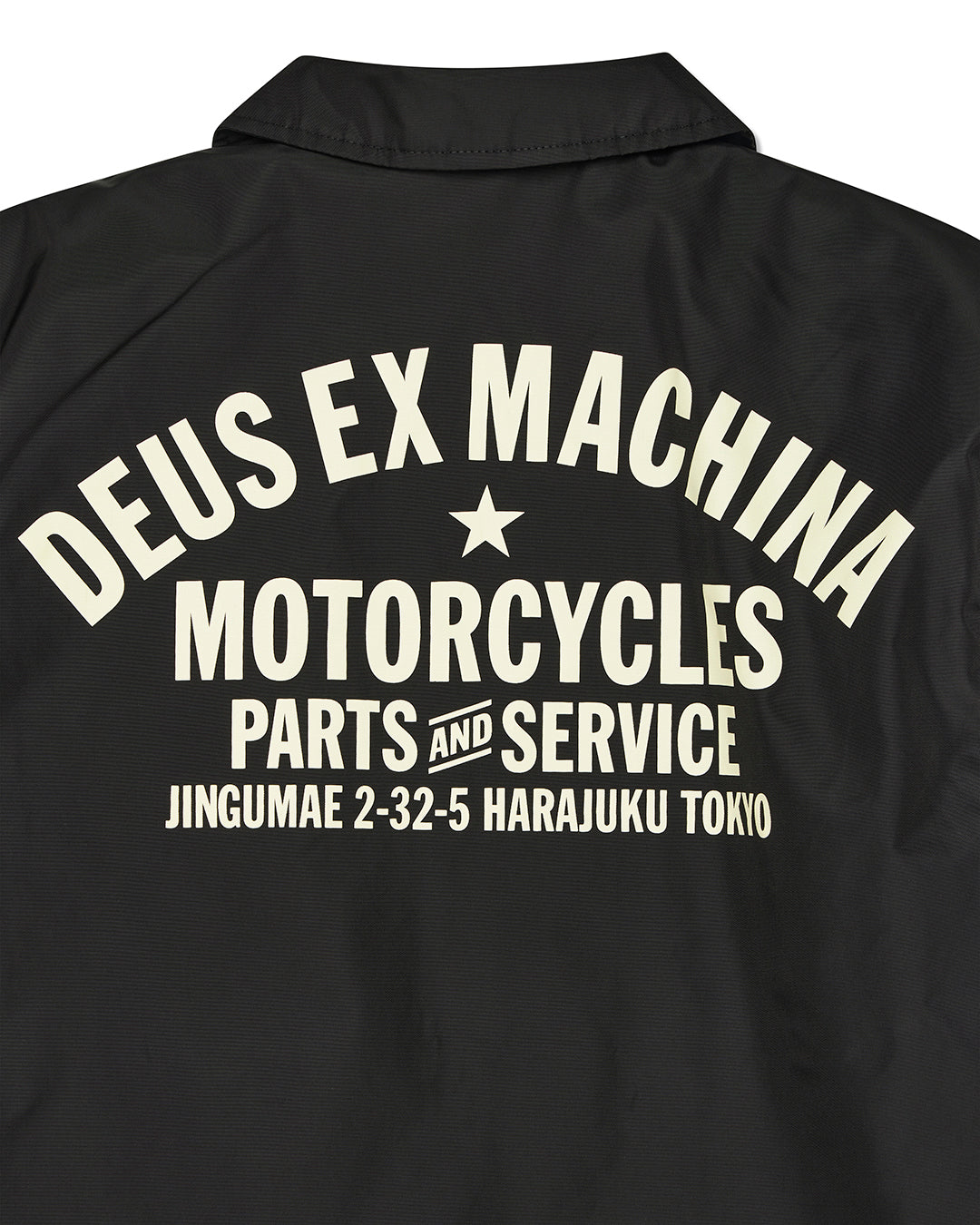 DEUS - Harajuku Coach - Black - Headz Up 