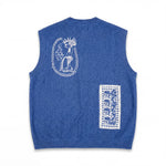 PAS DE MER - Doily Vest - Blue - Headz Up 