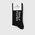 DAILY PAPER - Logotype socks - Black OS - Headz Up 