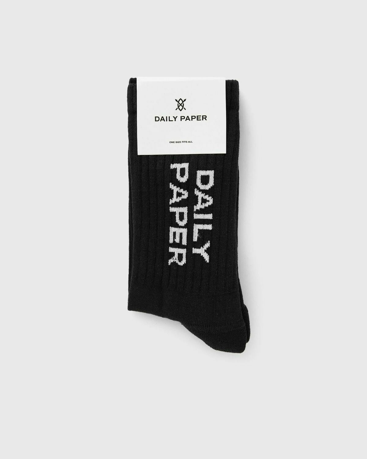 DAILY PAPER - Logotype socks - Black OS - Headz Up 