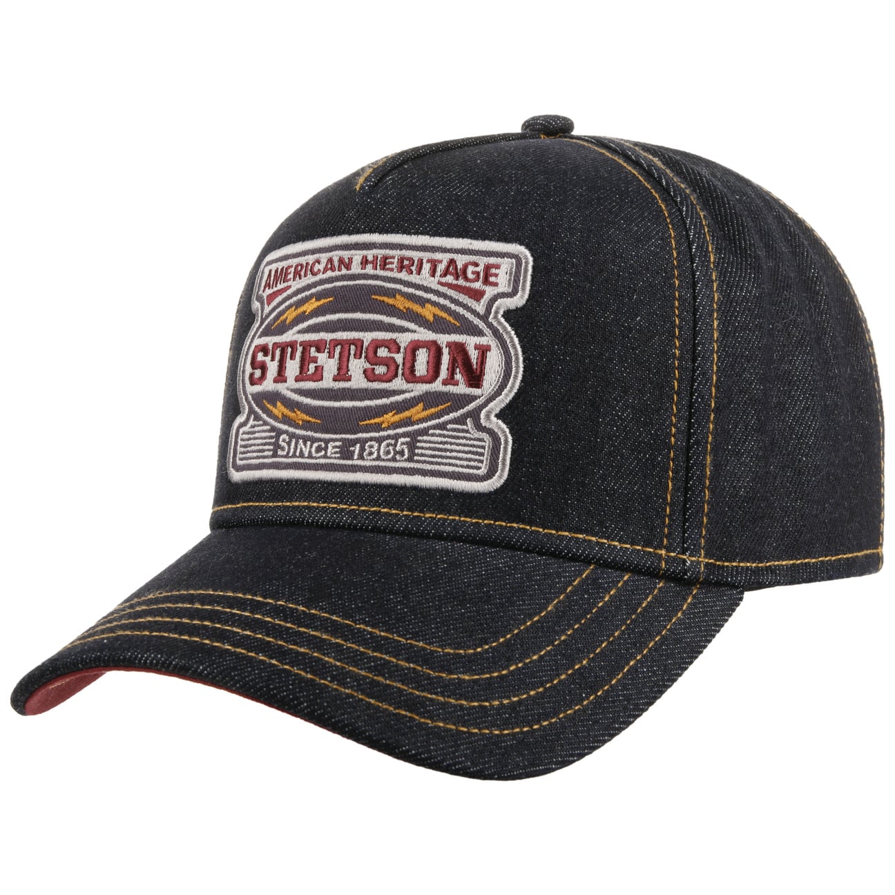 Stetson - Lightning - A-Frame Trucker Cap - Denim - Headz Up 