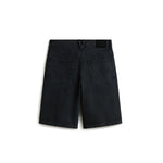 VANS Check-5 Baggy Denim Shorts i sort, baggy stil med check-mønster, vises foran i billedet