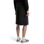 VANS Check-5 baggy denim shorts i sort, vises med løs pasform og klassisk denimmateriale.