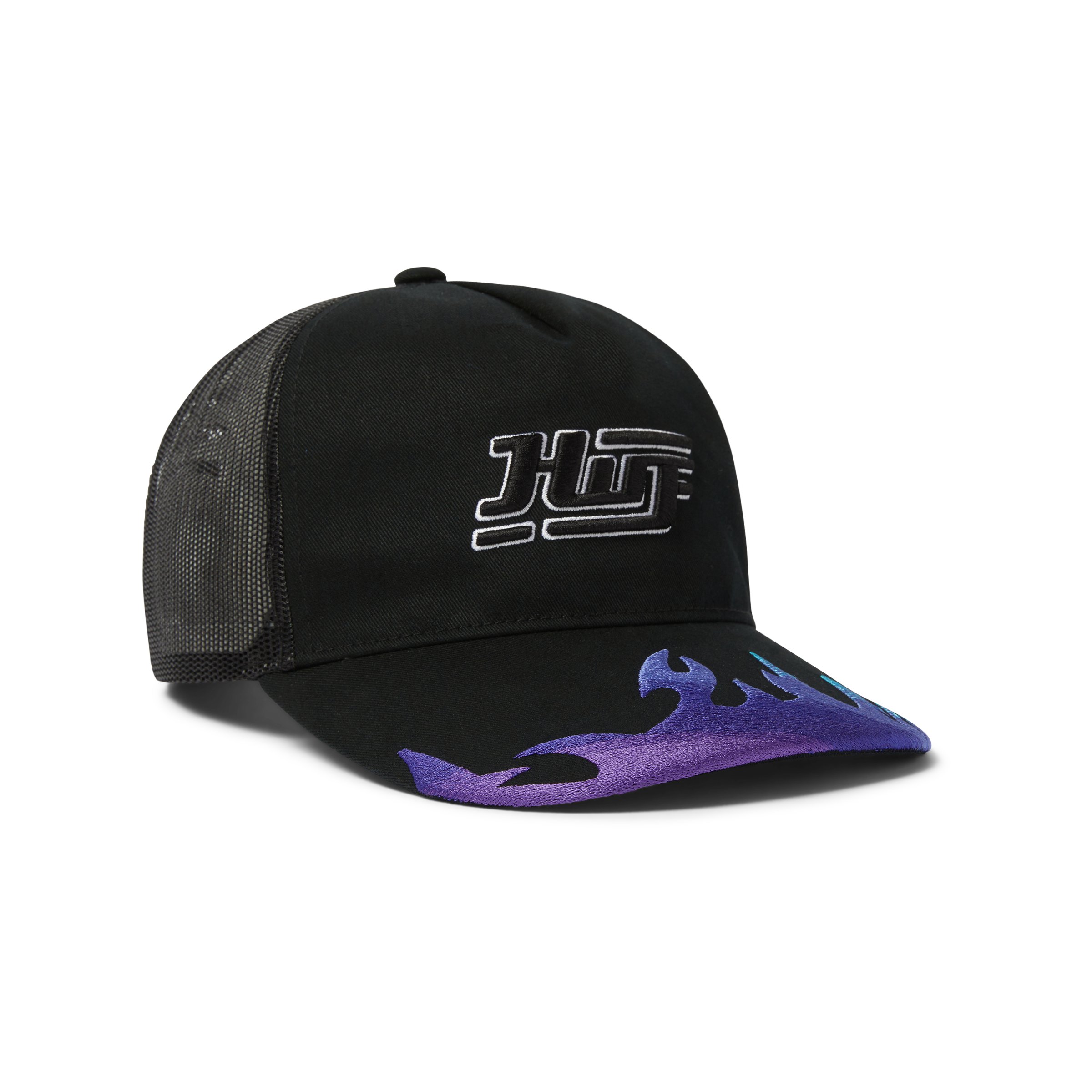 HUF - Exhaust Trucker - Black - Headz Up 