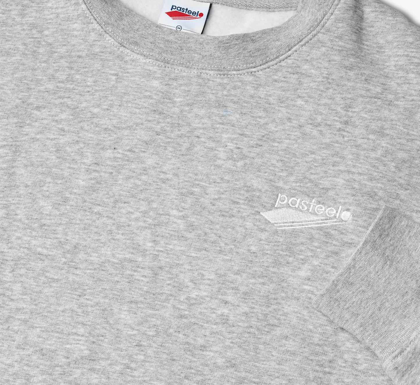 Pasteelo - O.G. EMB CREWNECK - Heather Grey - Headz Up 