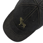 Stetson - Unstructured Baseball Cap - Deer - Black Corduroy - Headz Up 