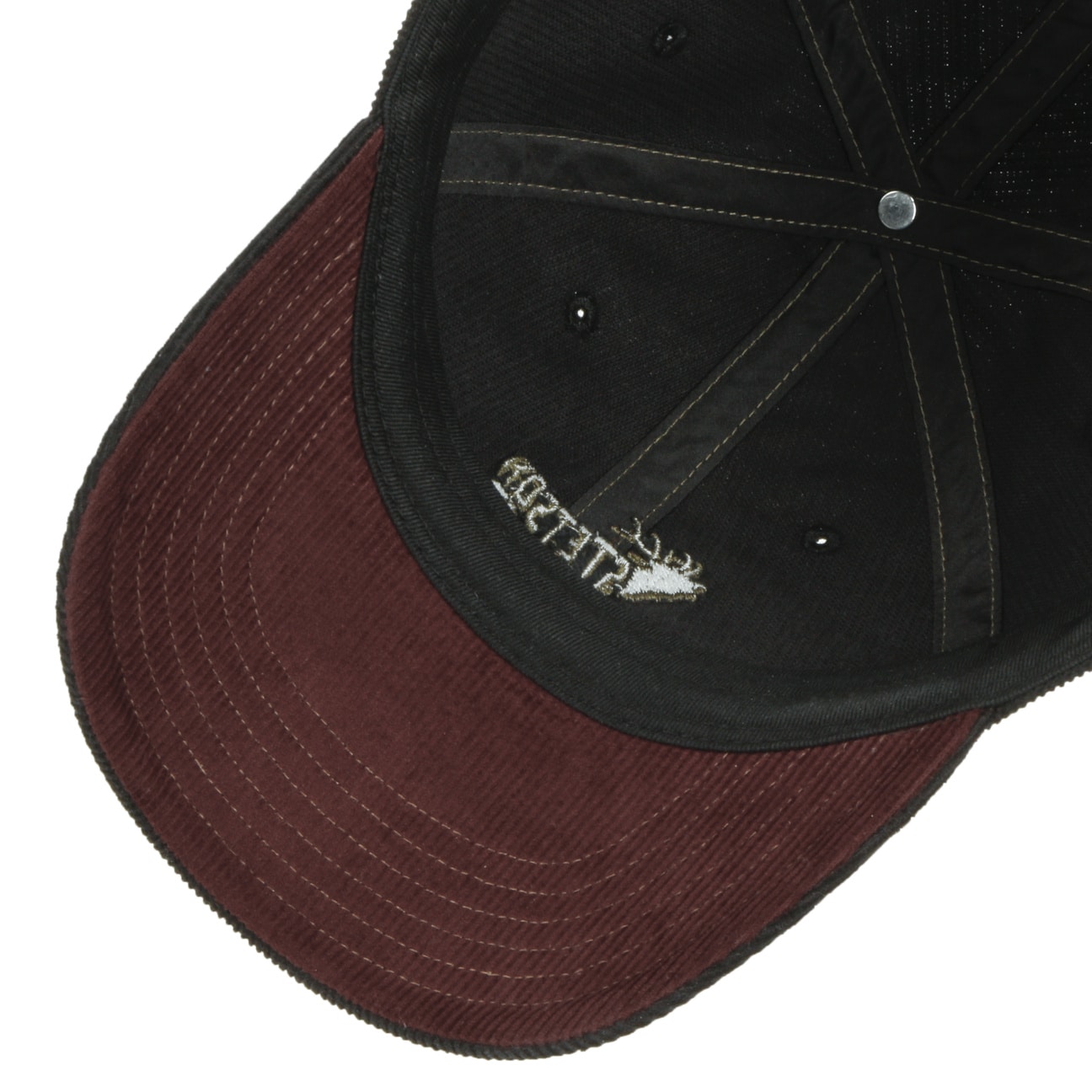 Stetson - Unstructured Baseball Cap - Deer - Black Corduroy - Headz Up 