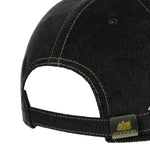 Stetson - Unstructured Baseball Cap - Deer - Black Corduroy - Headz Up 
