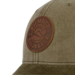 Stetson - Baseball Trucker Cap - Leather Patch - Olive - Headz Up 