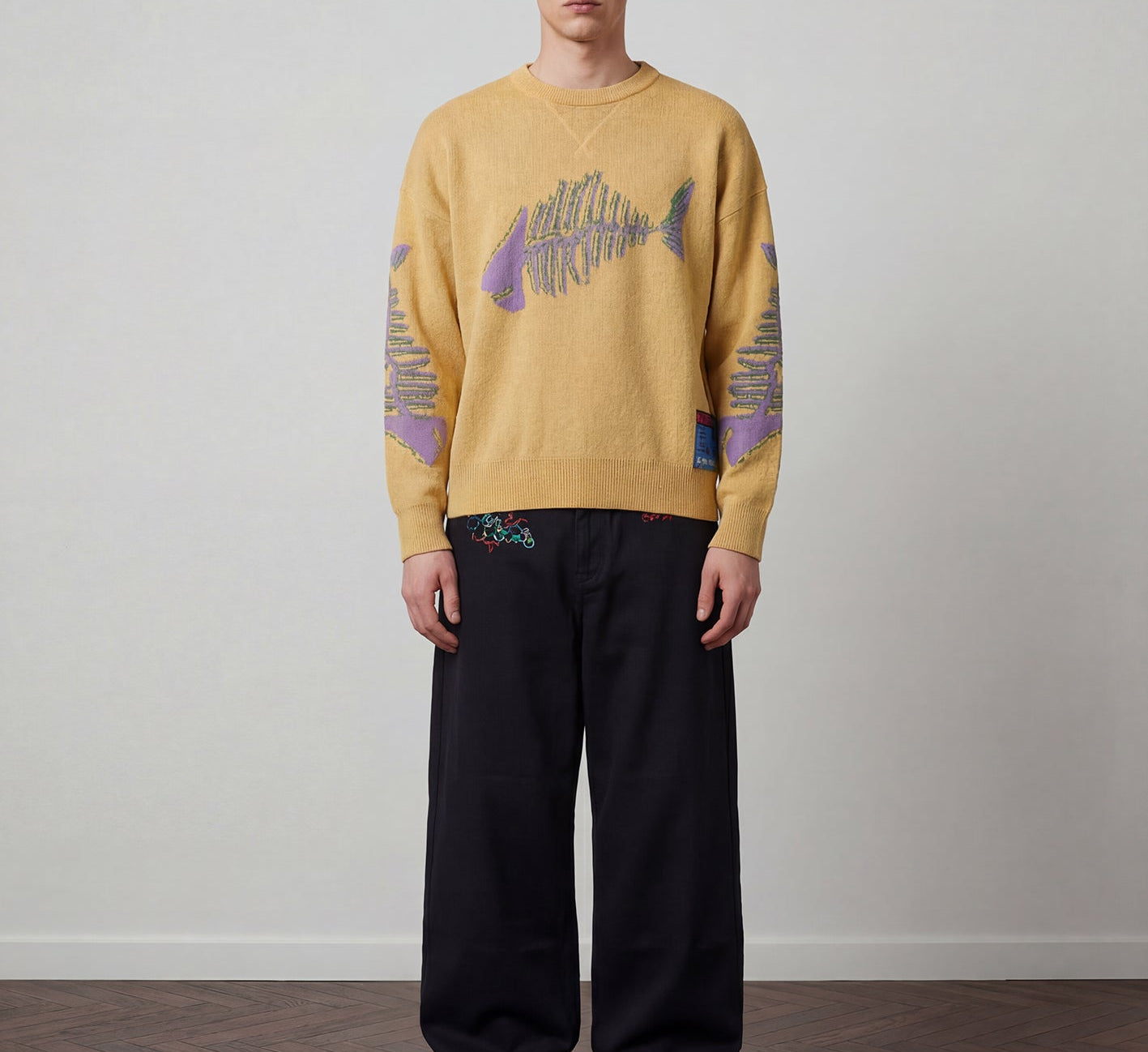 PAS DE MER - Fish Jumper - Light Yellow - Headz Up 
