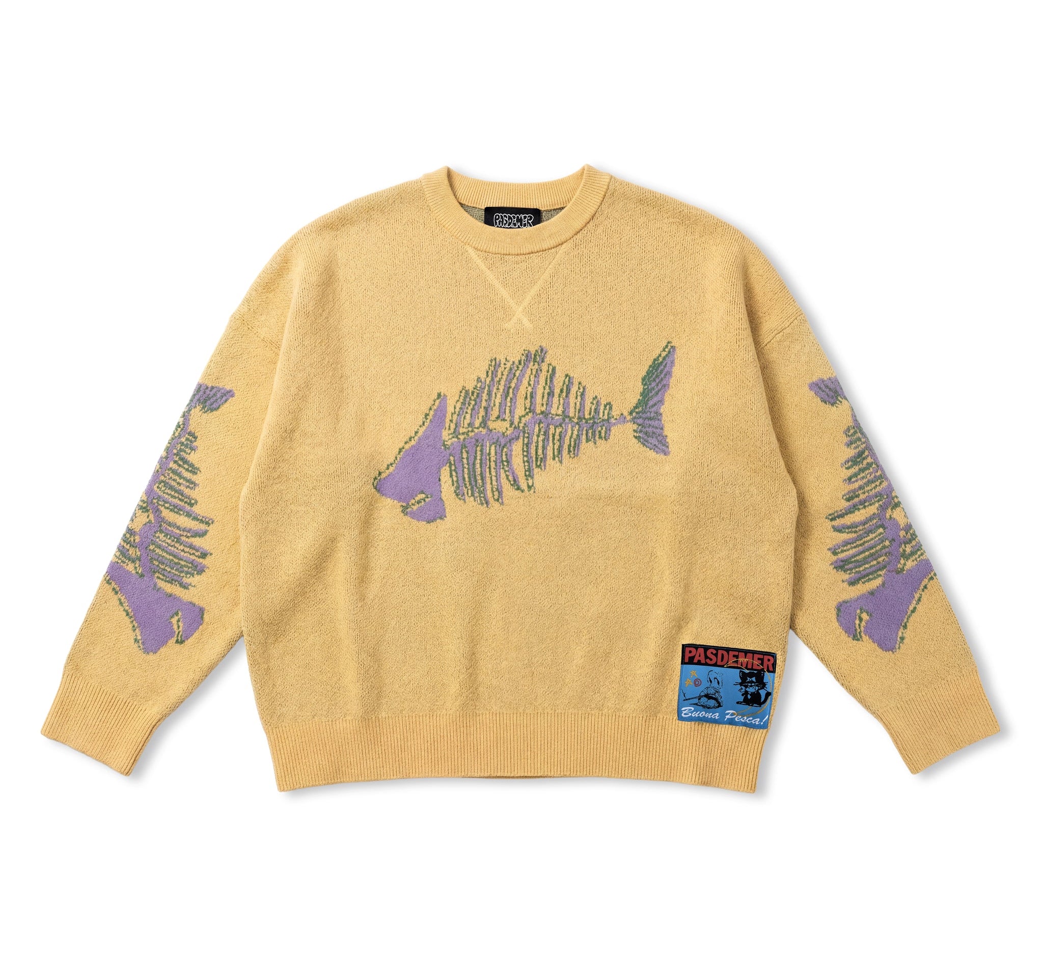 PAS DE MER - Fish Jumper - Light Yellow - Headz Up 