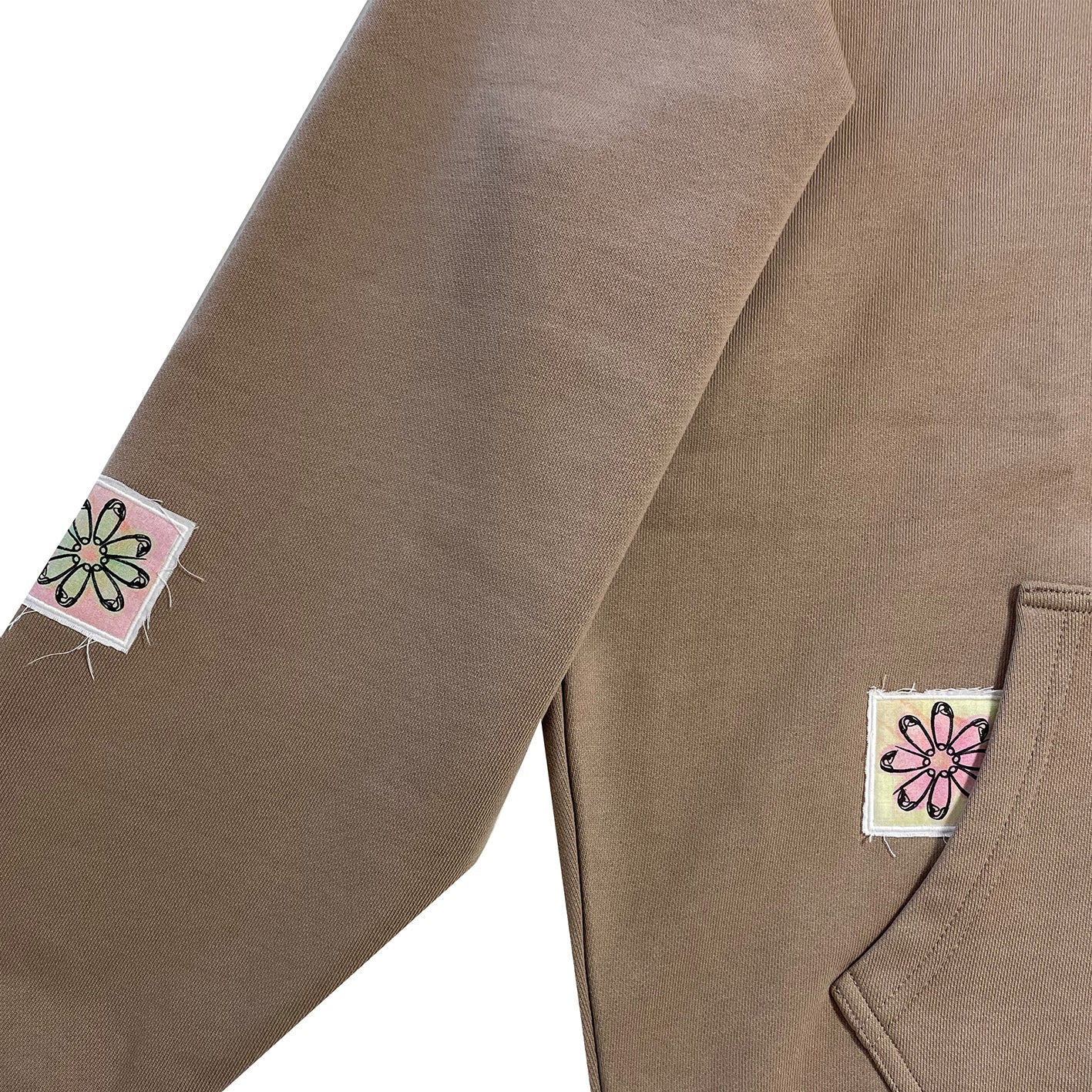 PAS DE MER - Flower Hoody - Brown - Headz Up 