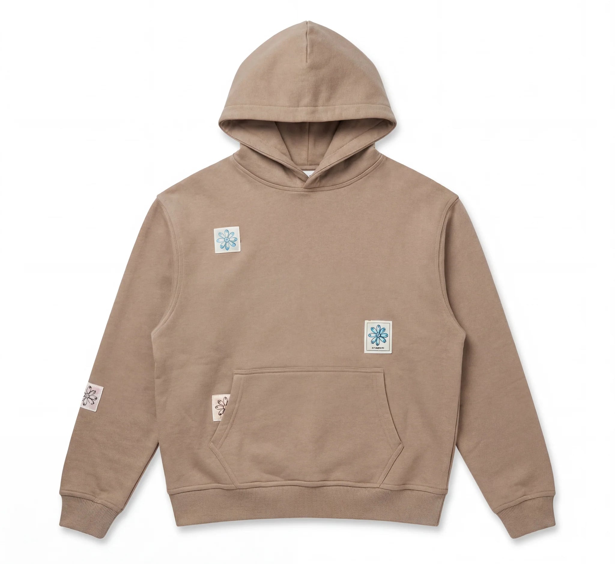 PAS DE MER - Flower Hoody - Brown - Headz Up 