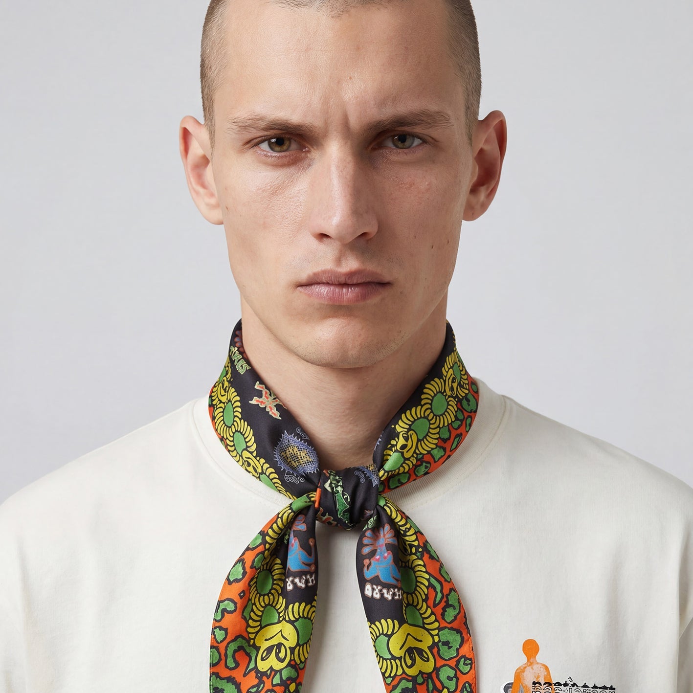 PAS DE MER - Leopard foulard - Multicolor - Headz Up 