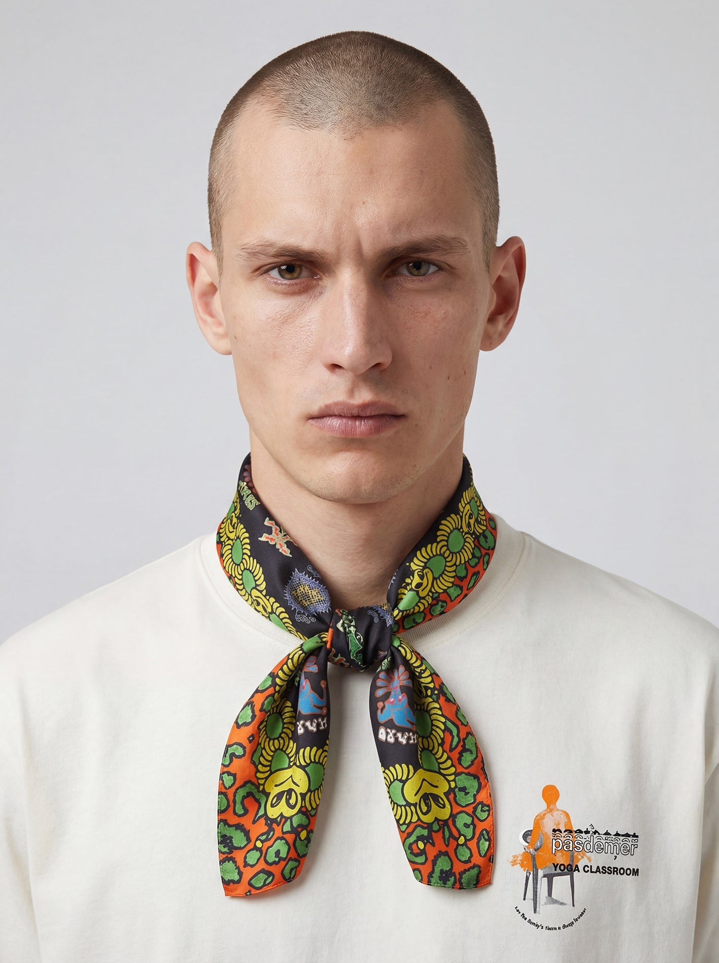 PAS DE MER - Leopard foulard - Multicolor - Headz Up 