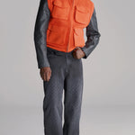 DAILY PAPER - Crochet Vest - Red Clay - Headz Up 