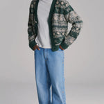 DAILY PAPER - Pattern Check Cardigan - Multi Color - Headz Up 