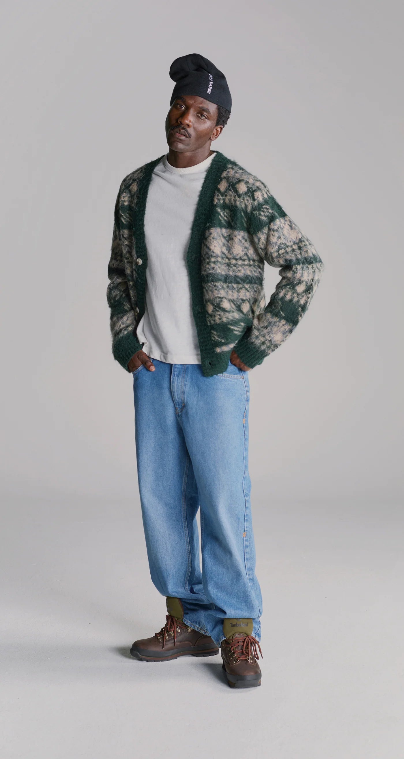 DAILY PAPER - Pattern Check Cardigan - Multi Color - Headz Up 