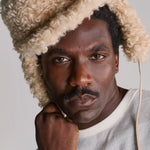 DAILY PAPER - Faux fur chapka - beige - Headz Up 