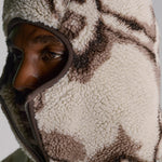 DAILY PAPER - Burned shield sherpa hoodie - White - Headz Up 