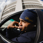 BLS - Florentina Skull Beanie - Blue - Headz Up 