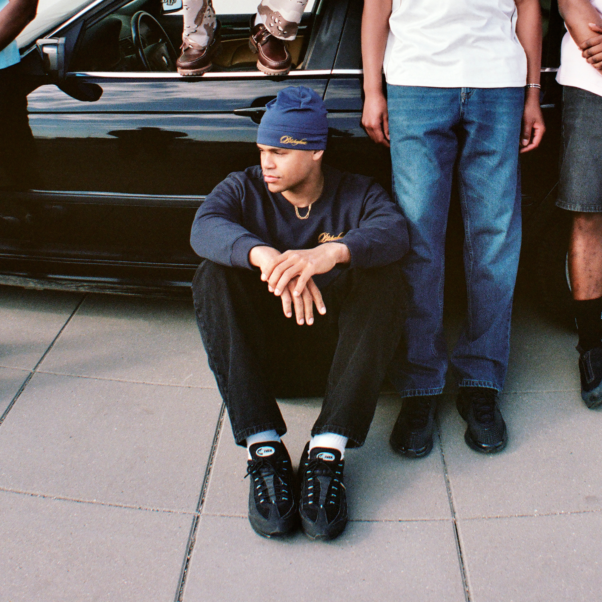 BLS - Florentina Skull Beanie - Blue - Headz Up 