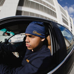 BLS - Florentina Skull Beanie - Blue - Headz Up 