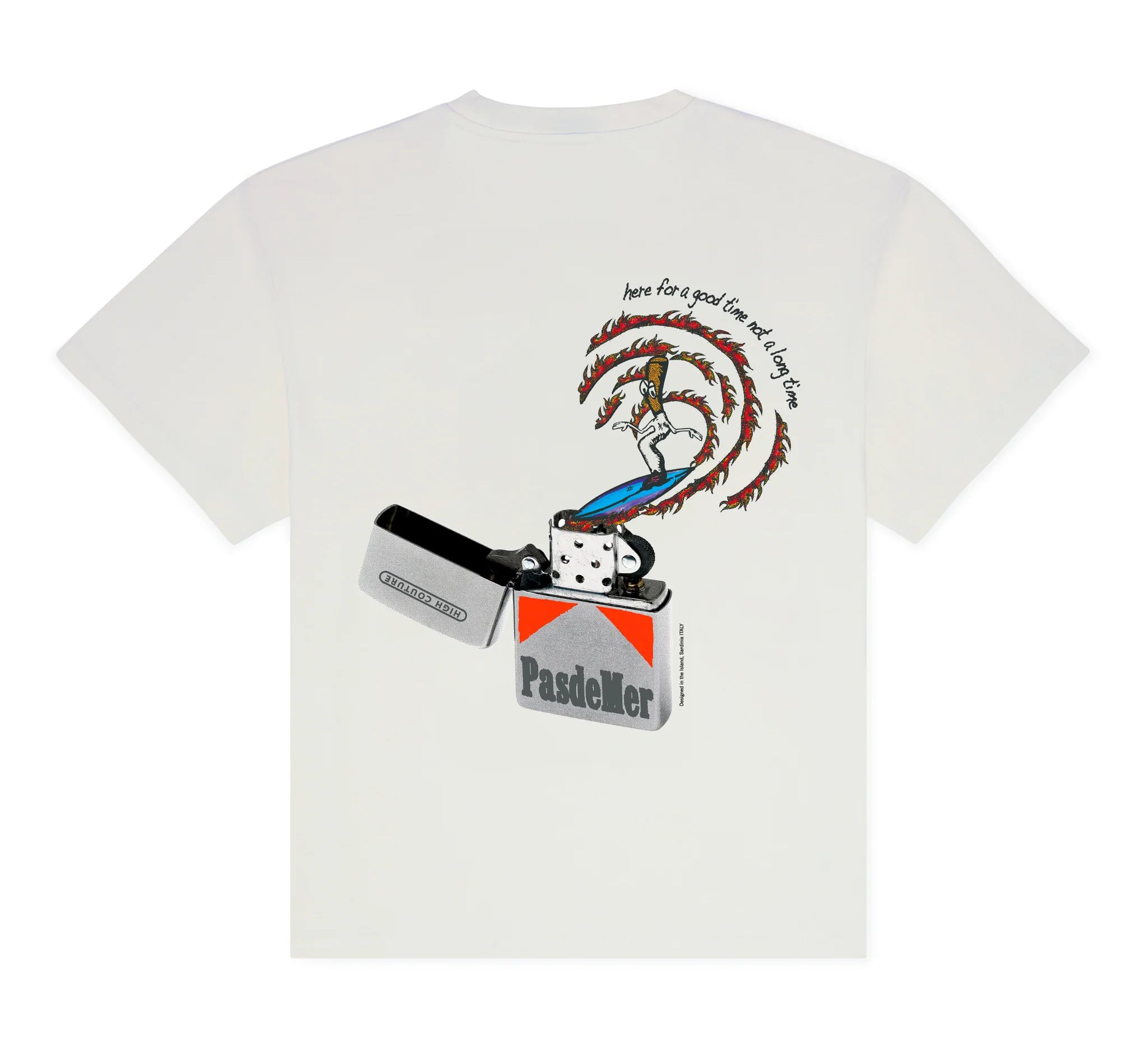 PAS DE MER - Good time T-shirt - White - Headz Up 