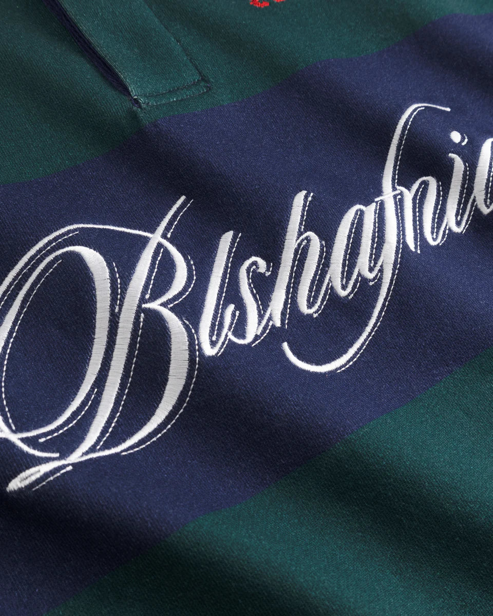 BLS - Florentina Polo LS - Green/Navy - Headz Up 