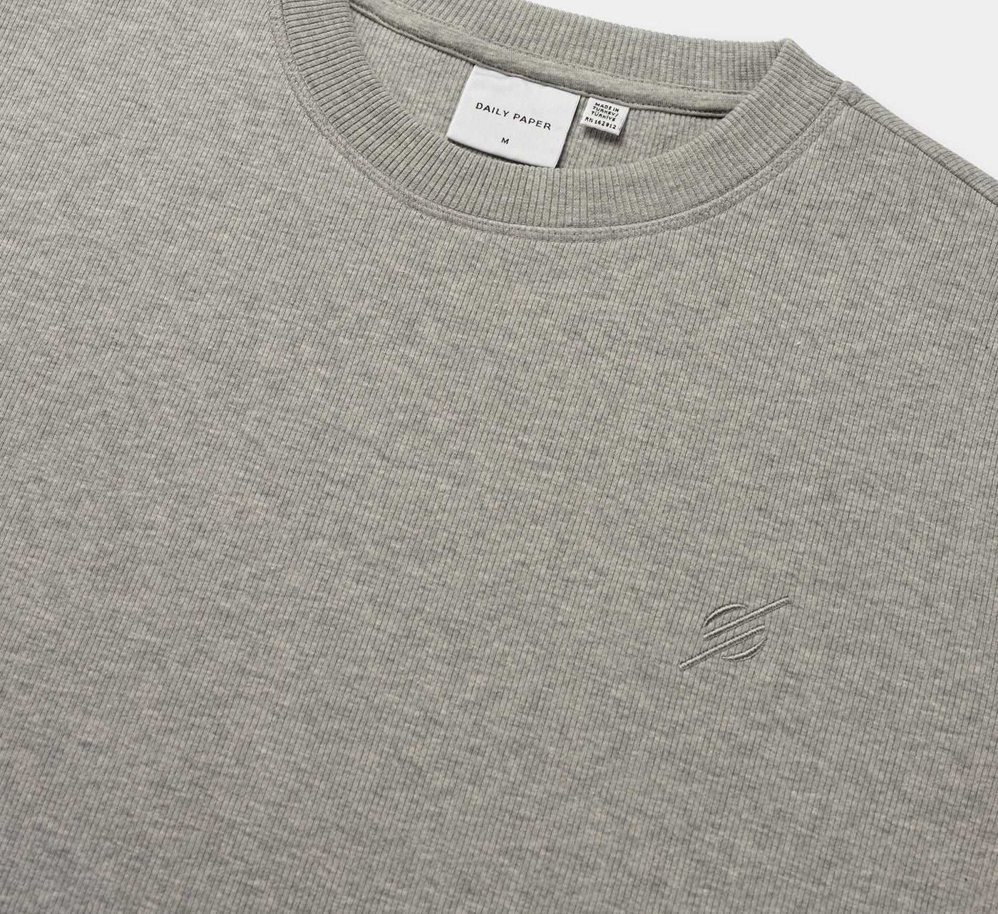 DAILY PAPER - Mono Rib Sweater - Grey melange - Headz Up 