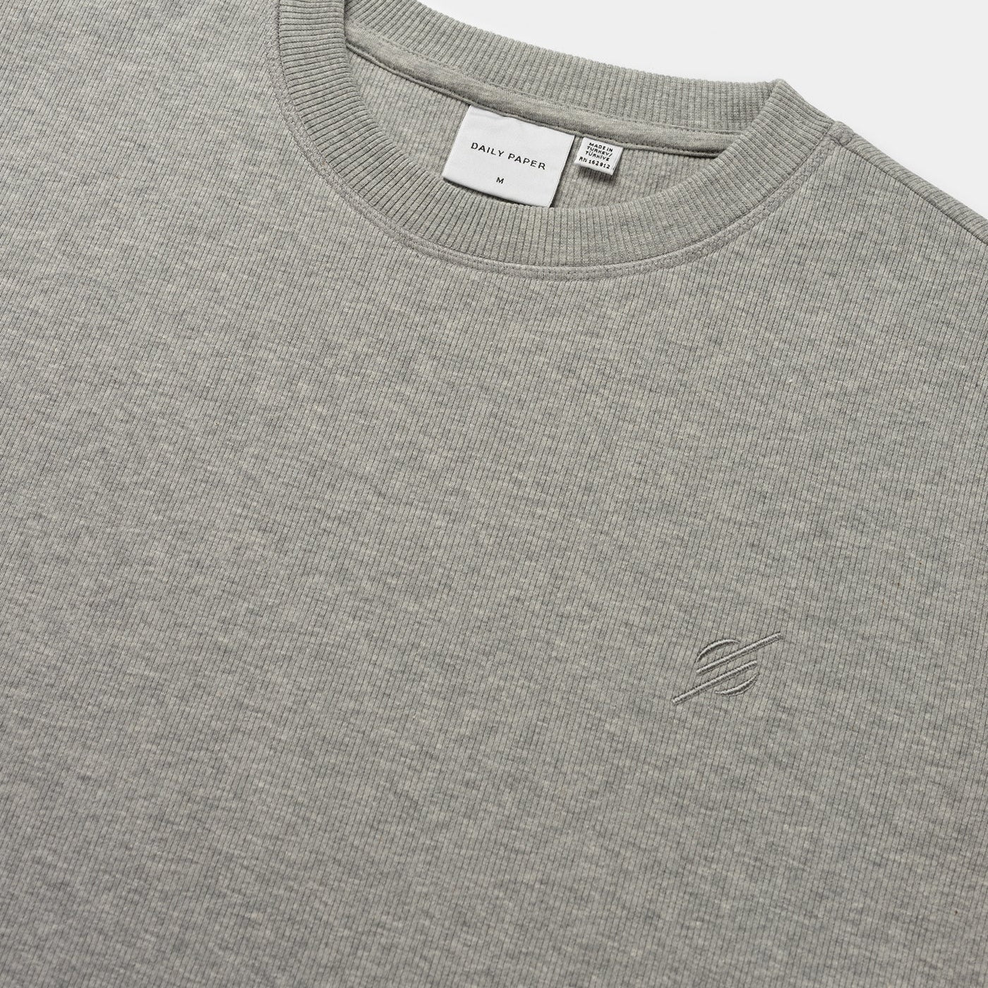 DAILY PAPER - Mono Rib Sweater - Grey melange - Headz Up 