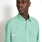 LAU LAU -  Striped Shirt - Green/White - Headz Up 