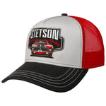 Stetson - Garage American Heritage Trucker Cap - Grey/Black/Red - Headz Up 