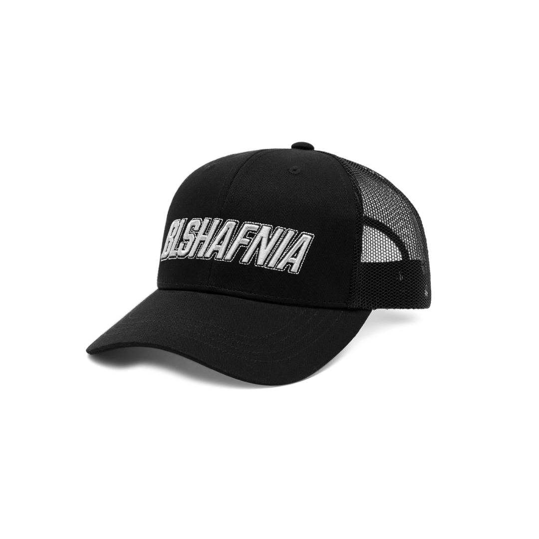 BLS - George Trucker Cap - Black - Headz Up 