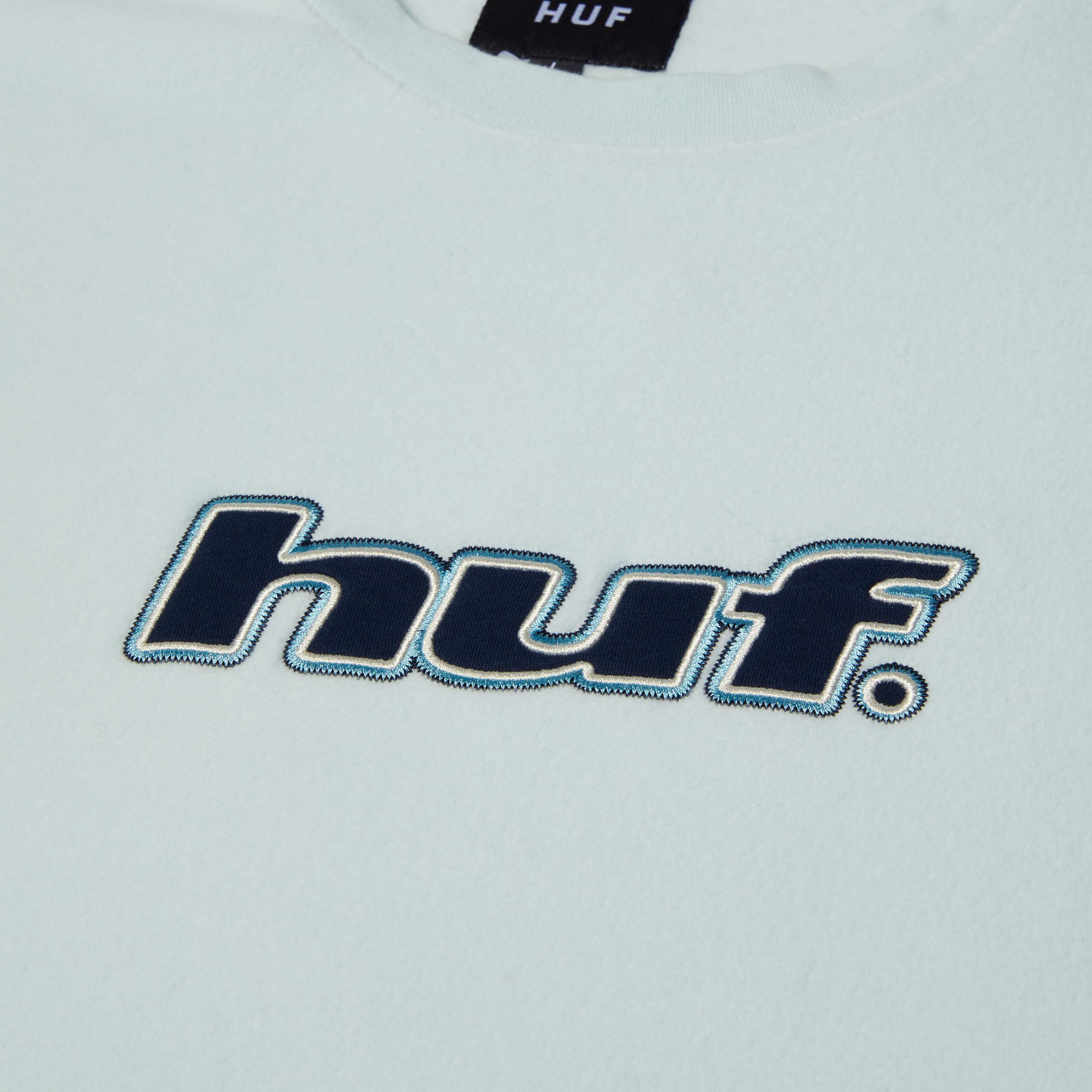 HUF -H Dot Polar Fleece Crewneck - Sky - Headz Up 