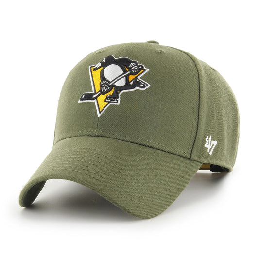 '47 - Pittsburgh Penguins MVP Adjustable Cap - Olive - Headz Up 
