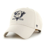 '47 - Anaheim Ducks MVP Adjustable Cap - Bone - Headz Up 
