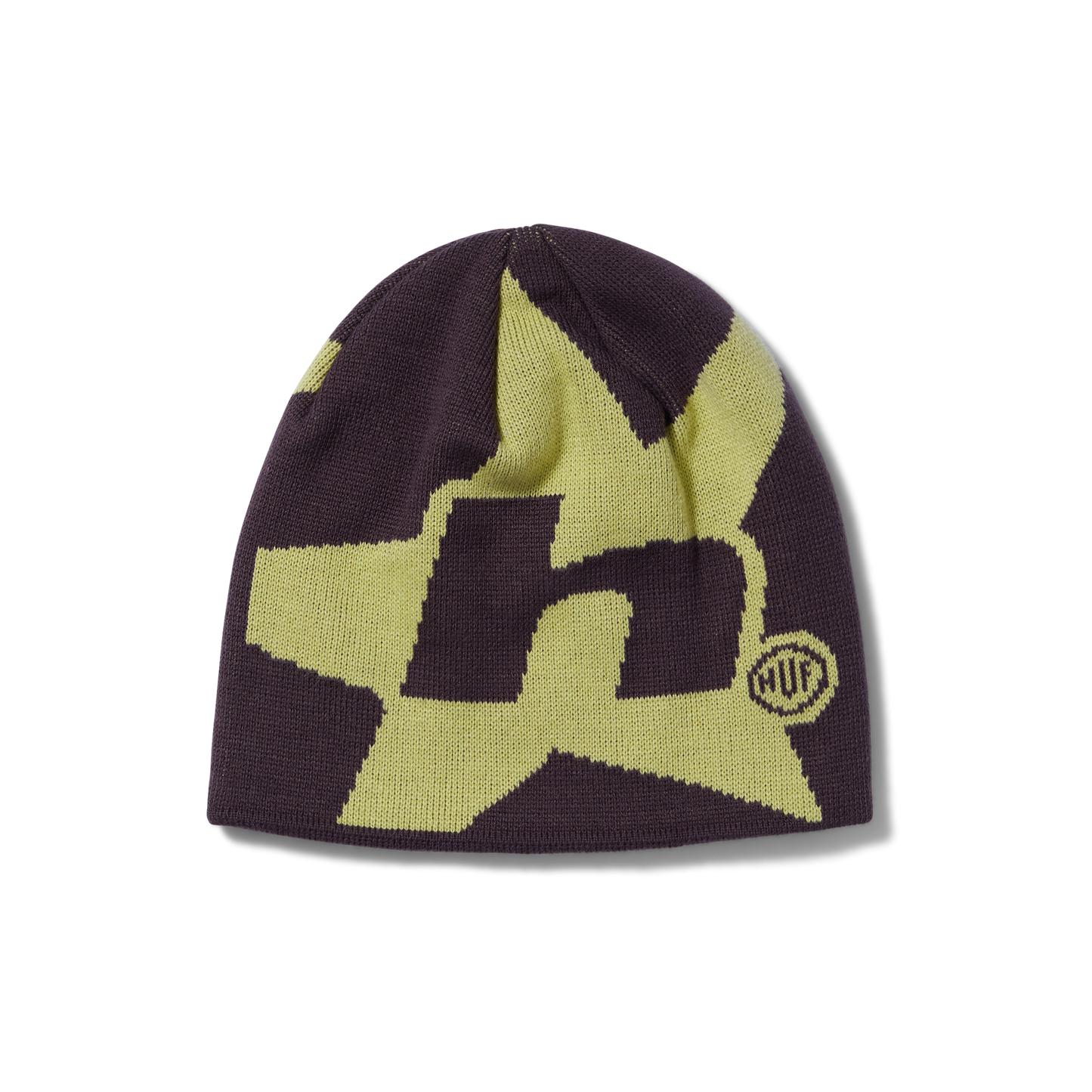 HUF - H Star Skull Beanie - Raisin