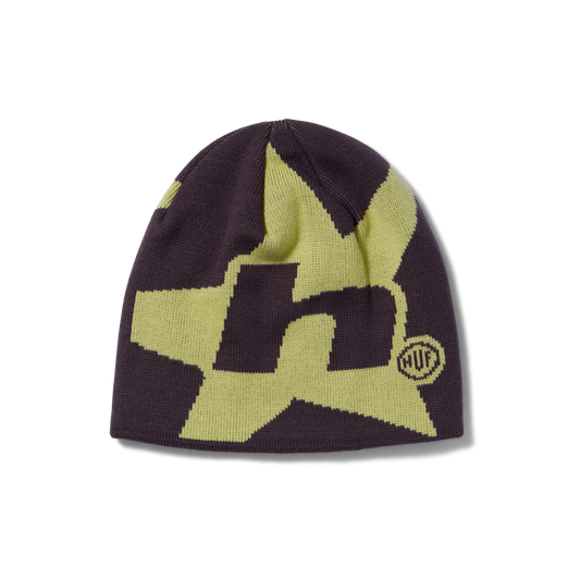 HUF - H Star Skull Beanie - Raisin