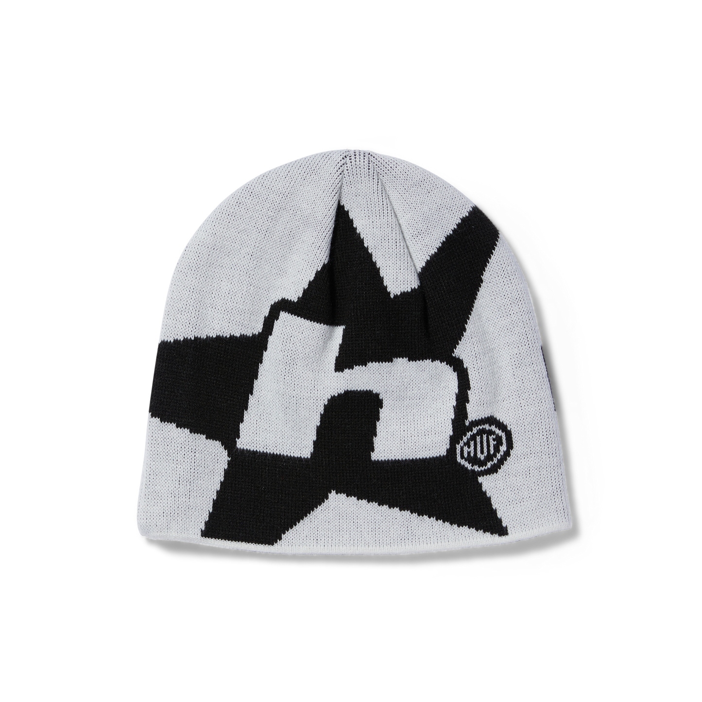 HUF - H Star Skull Beanie - White