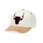 Mitchell & Ness - Cardinal Classic Red Snapback - Chicago Bulls - Cream Suede/Maroon UV - Headz Up 