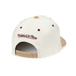 Mitchell & Ness - Cardinal Classic Red Snapback - Chicago Bulls - Cream Suede/Maroon UV - Headz Up 