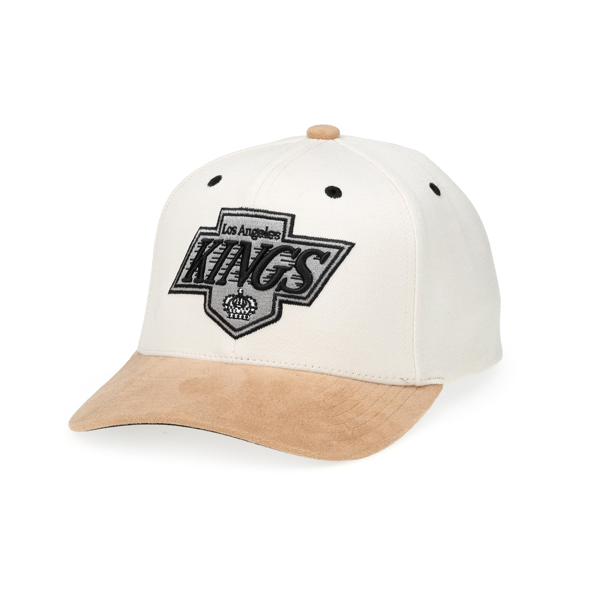 Mitchell & Ness - Cardinal Classic Red Snapback - Los Angeles Kings - Cream Suede/Black UV - Headz Up 