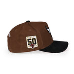 Mitchell & Ness - Brown Black Pink Snapback - Chicago Bulls - Brown - Headz Up 
