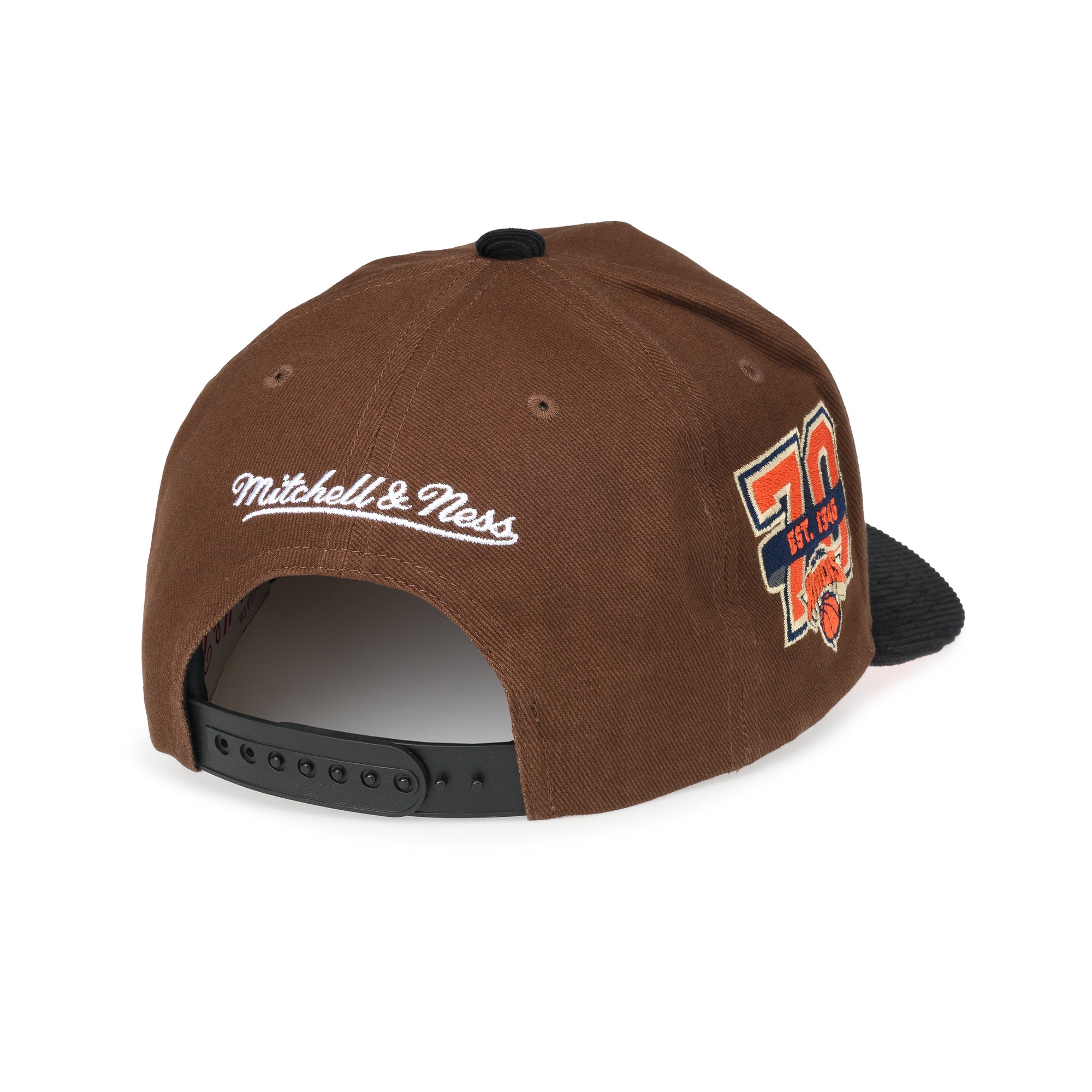 Mitchell & Ness - Brown Black Pink Snapback - New York Knicks - Brown - Headz Up 